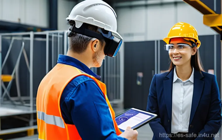 산업안전분야 신입사원의 성공 비결 - **Prompt 1: Collaborative On-Site Learning for a New Safety Professional**
    "A new, earnest safet...